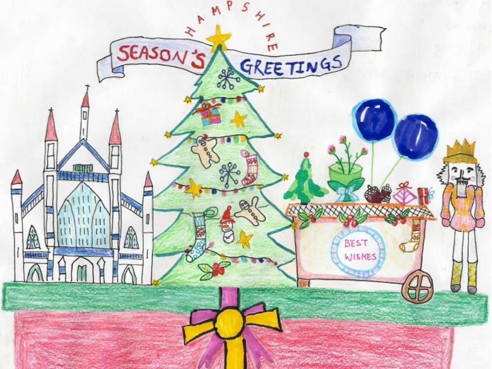 St Swithun’s Prep student wins Winchester MPs Christmas card design competition